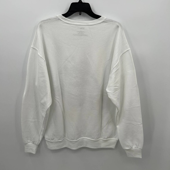 Nova Men In the City Men's Crewneck Sweatshirt in White - Picture 4 of 4